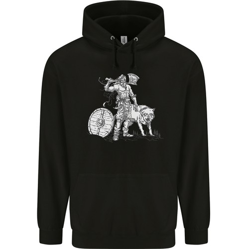 Viking avec loup un - avec, et