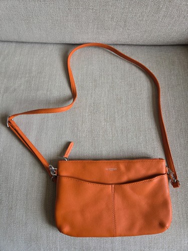 Sac pochette orange charlotte - pochette,