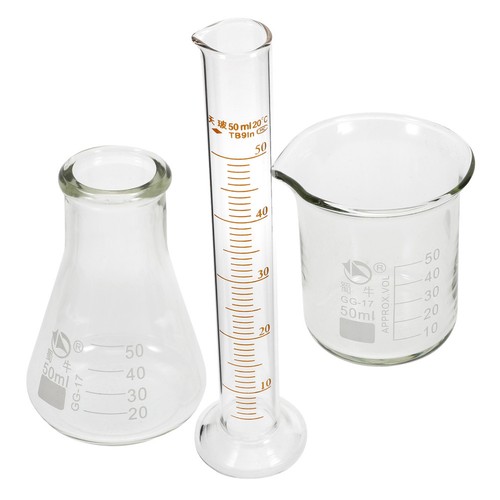Bécher chimie ensemble - de,