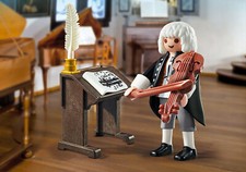 Playmobil Jean Sébastien Bach avec violon 70135 set de collection musique san...