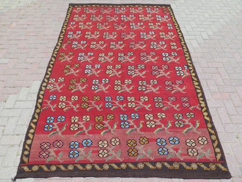 Ancien grand kilim - , turc,