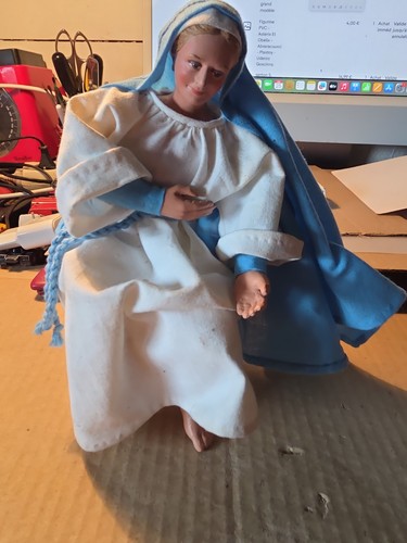 Santon vierge marie hauteur - vierge,