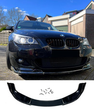 Spoiler avant noir brillant