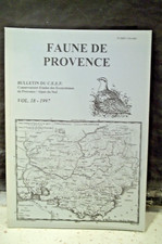 FAUNE DE PROVENCE. CONSERVATOIRE ÉTUDES ÉCOSYSTÈMES PROVENCE/ALPES SUD. 18-1997