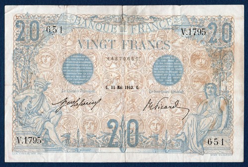 Rare billet francs - billet,