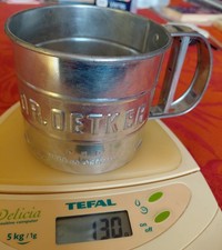 ANCIEN TAMIS A FARINE POUDRE MAILLE FINE ANNÉES 50 DR OETKER Vintage