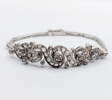 Bracelet art deco blanc - deco,