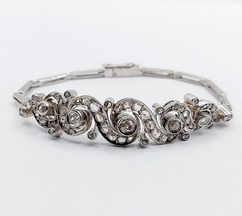 Bracelet art deco blanc - deco,