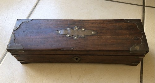 Ancienne boite plumier bois - ancienne,