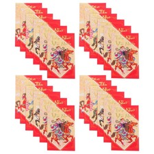  Lot de 60 enveloppes rouges