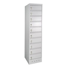 Armoire Sécurisée CARAY 10 Casiers Recharge Ordinateur, Smartphone 1800x400mm A