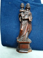 sculpture bois vierge à l