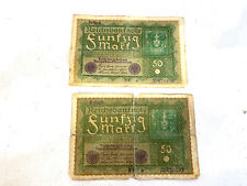 Lot de 2 Billets Anciens