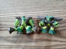 Figurines Gormiti, peuple de la foret, vert, 2007, GIOCHI PREZIOSI, vintage