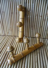 x2 porte manteau mural bois 3