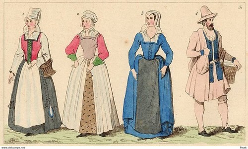 Costumes peuple paysans - peuple,