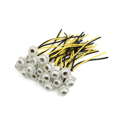 20pcs noir jaune t10 - ,