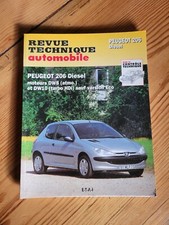 REVUE TECHNIQUE AUTOMOBILE PEUGEOT 206 DIESEL MOTEURS DW8 et DW10