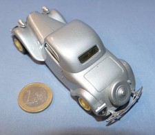 Solido Transkit 1/43 : Citroën Traction 15/6 en Faux-Cabriolet (Coupé) Argent