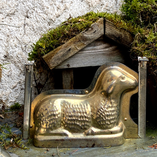 Ancien moule agneau - ancien,