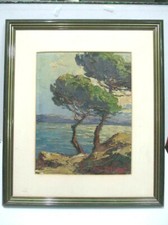 Ancien tableau marine - tableau, "