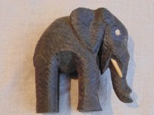 ELEPHANT EN EBENE / AFRIQUE ANNEES 30 ART DECO CONGO 