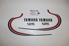 TY  125  YAMAHA  TYPE 1K6 ANNEE 1980 à 1983  EMBLÈMES COMPATIBLE POUR RÉSERVOIR