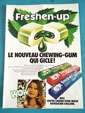 Vintage publicité - french ad -FRESHEN UP  candy  - 1978 - 21 * 28 cm