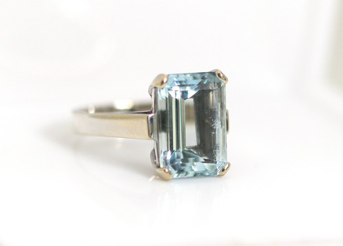 14kt blanc aigue marine - 14kt,