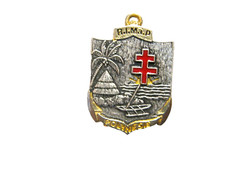 ANCIEN PINS DU RIMAP REGIMENT INFANTERIE DE MARINE EN POLYNESIE Y. DELSART