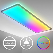 Plafonnier LED 58cm Panneau ultraplat RGB-W Changement de couleur Plafonnier 22W