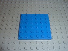 Plaque Lego Bleu Plate 6x6 ref