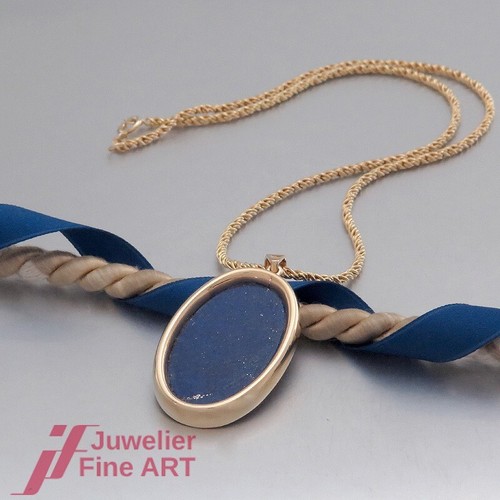 Pendentif avec chaîne lapis - chaîne,