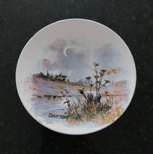 Ancienne assiette parlante,  "Enfant Perdu", Lunéville Keller & Guérin 