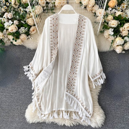Femme broderie cardigan - femme,