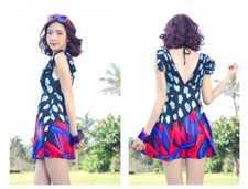 One piece swimsuit with