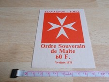 Autocollant ORDRE DE MALTE -
