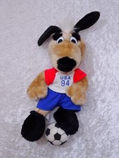 Peluche Figurine Petite Mascotte Chien Striker Football Coupe Du Monde 1994 USA