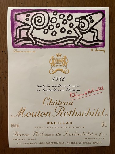 étiquette château mouton - Étiquette,
