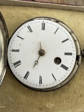 montre gousset argent massif coq Suisse 1840-1870