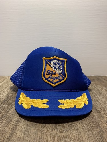 Vintage blue angels mesh - blue,