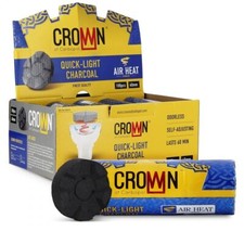 charbon à chicha carbopol crown lot de 10 rouleaux