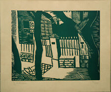 Estampe bois gravé Jean Leduc