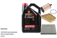 FEBI BILSTEIN Inspection set 5 L Motul 8100 + X-propre 5W30 pour VW Polo 9N_ 1.4