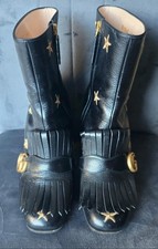 BOTTINES GUCCI MARMONT CUIR