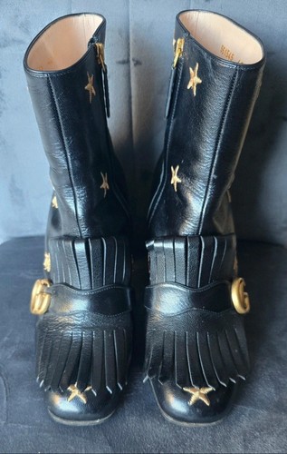 Bottines gucci marmont cuir - marmont,