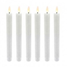 Lot de 6 bougies LED sans