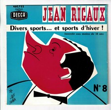 Jean RIGAUX Vinyle 45T EP DIVERS SPORTS D'HIVER ! N°8 Int. -18 ans -DECCA 460732
