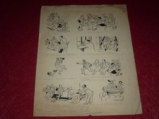 [DESSIN PRESSE BD] MARCEL THIERRY PLANCHE ORIGINALE encre JdV Brin d'Amour chien