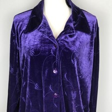 August Max Woman Purple Velour